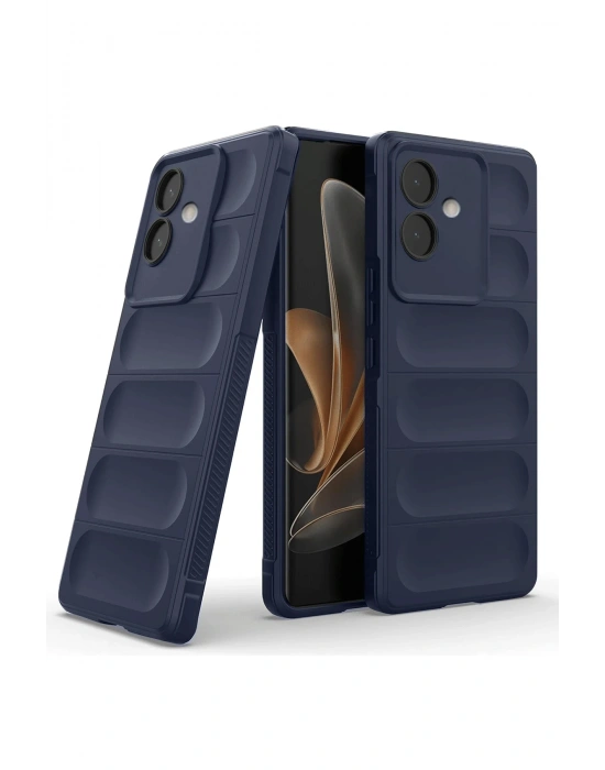 Newface Oppo A3 Kılıf Optimum Silikon - Lacivert