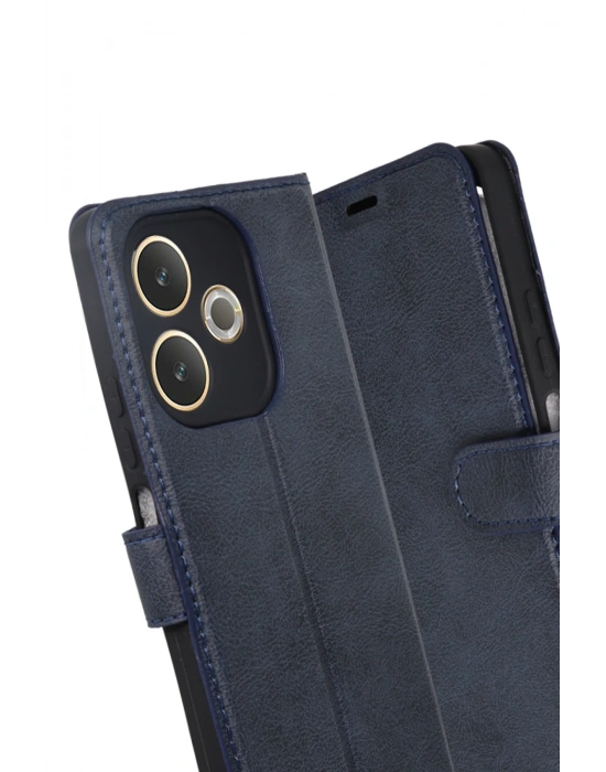 Newface Oppo A5 Pro 4G Trend S Plus Kapaklı Kılıf - Lacivert