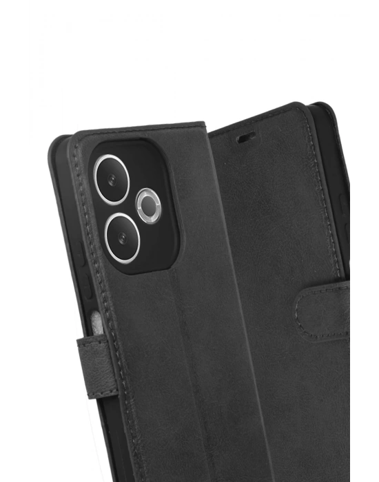 Newface Oppo A5 Pro 4G Trend S Plus Kapaklı Kılıf - Siyah