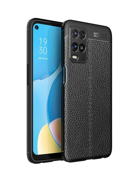 Newface Oppo A54 4G Kılıf Auto Focus Kapak - Siyah