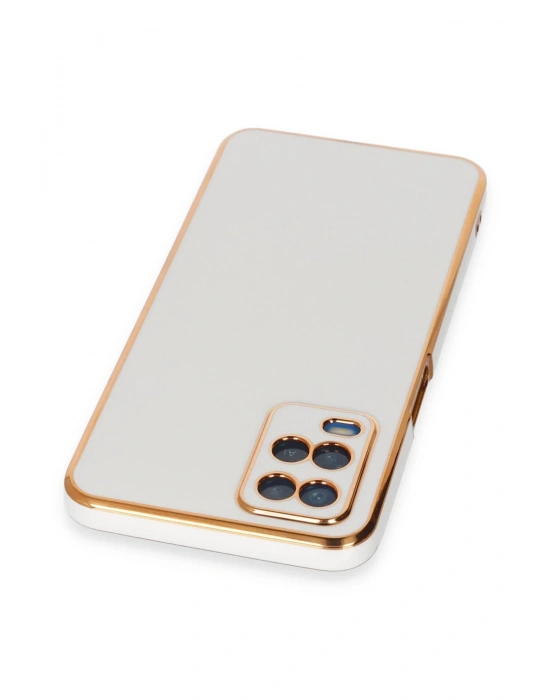 Newface Oppo A54 4G Kılıf Volet Silikon - Beyaz