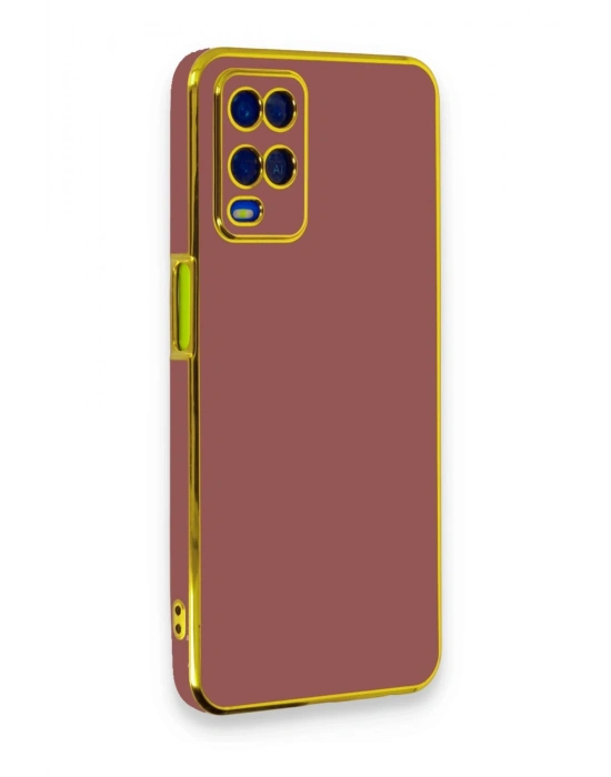 Newface Oppo A54 4G Kılıf Volet Silikon - Kırmızı