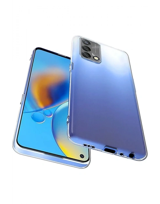 Newface Oppo A74 4G Kılıf Lüx Şeffaf Silikon