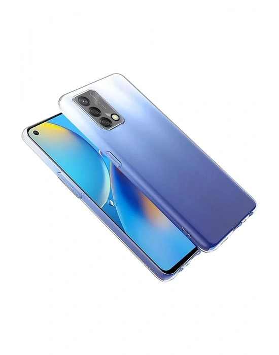 Newface Oppo A74 4G Kılıf Lüx Şeffaf Silikon