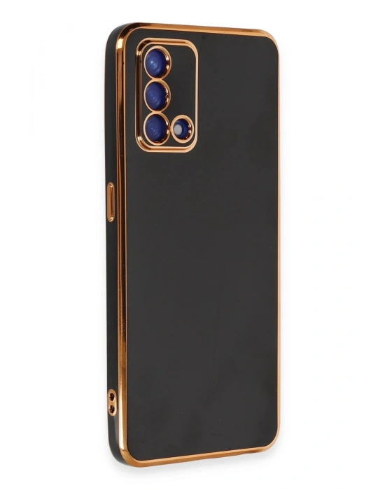 Newface Oppo A74 4G Kılıf Volet Silikon - Siyah