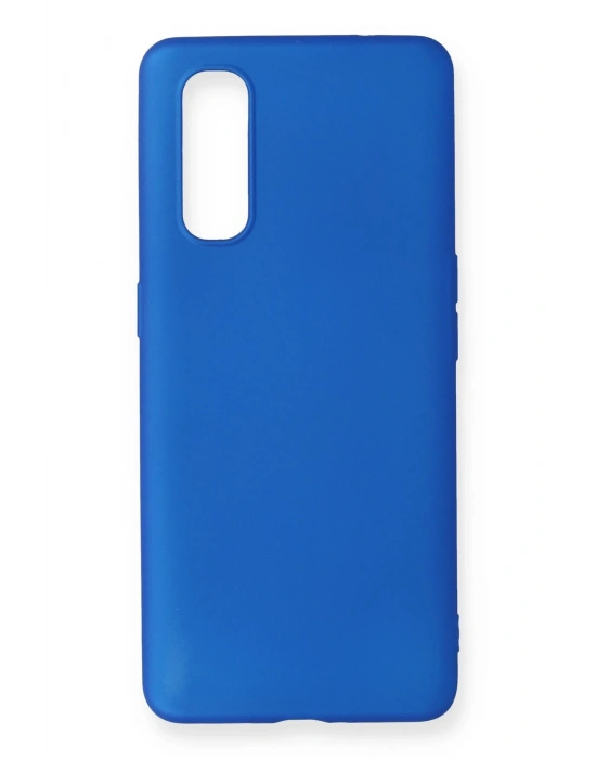 Newface Oppo Find X2 Kılıf First Silikon - Mavi