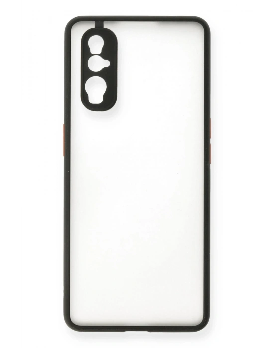 Newface Oppo Find X2 Kılıf Montreal Silikon Kapak - Siyah