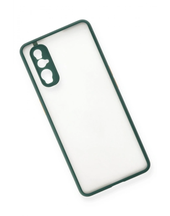 Newface Oppo Find X2 Kılıf Montreal Silikon Kapak - Yeşil