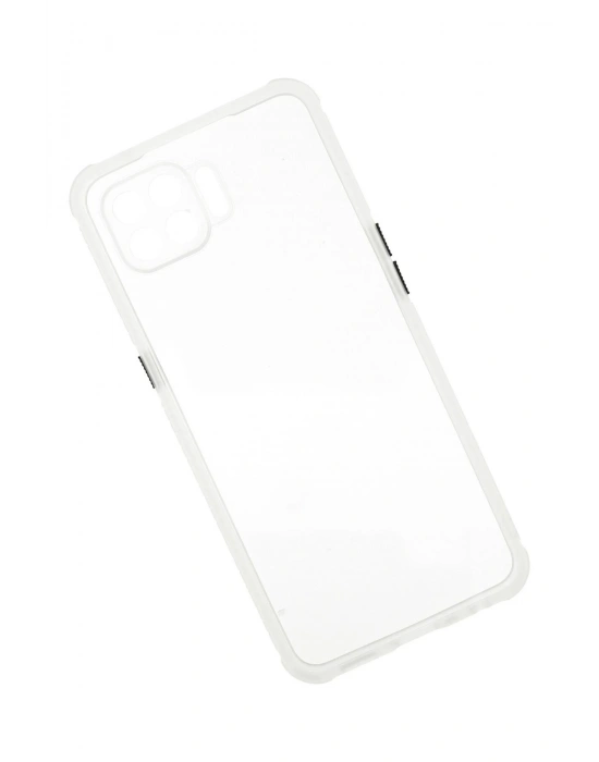 Newface Oppo Reno 4 Lite Kılıf Miami Şeffaf Silikon - Şeffaf