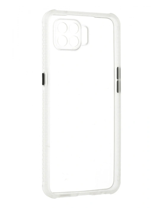 Newface Oppo Reno 4 Lite Kılıf Miami Şeffaf Silikon - Şeffaf