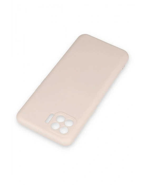 Newface Oppo Reno 4 Lite Kılıf Nano içi Kadife Silikon - Pudra