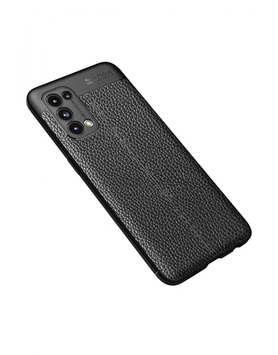 Newface Oppo Reno 5 Kılıf Auto Focus Kapak - Siyah