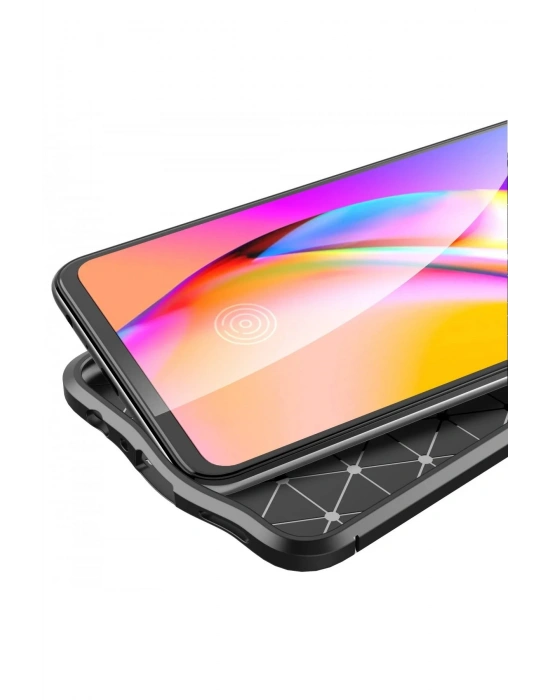 Newface Oppo Reno 5 Lite Kılıf Auto Focus Kapak - Kırmızı