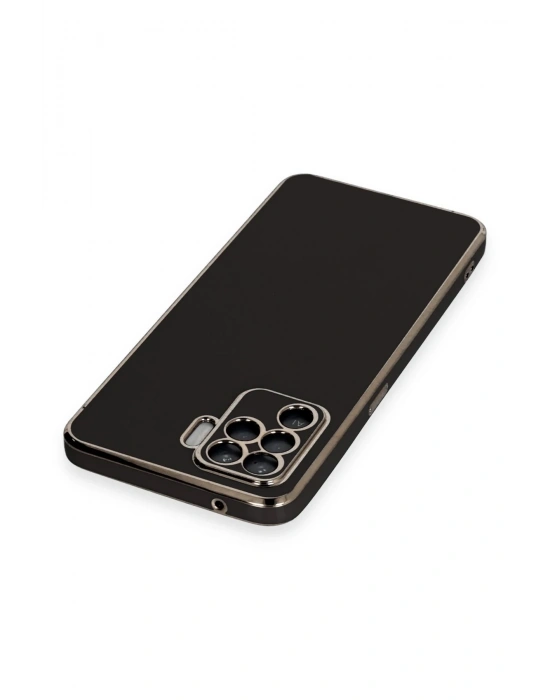 Newface Oppo Reno 5 Lite Kılıf Volet Silikon - Siyah