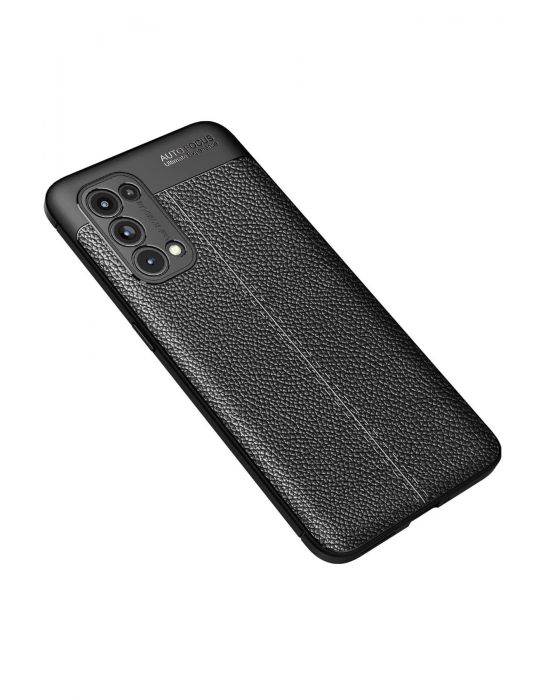 Newface Oppo Reno 5 Pro Kılıf Auto Focus Kapak - Siyah