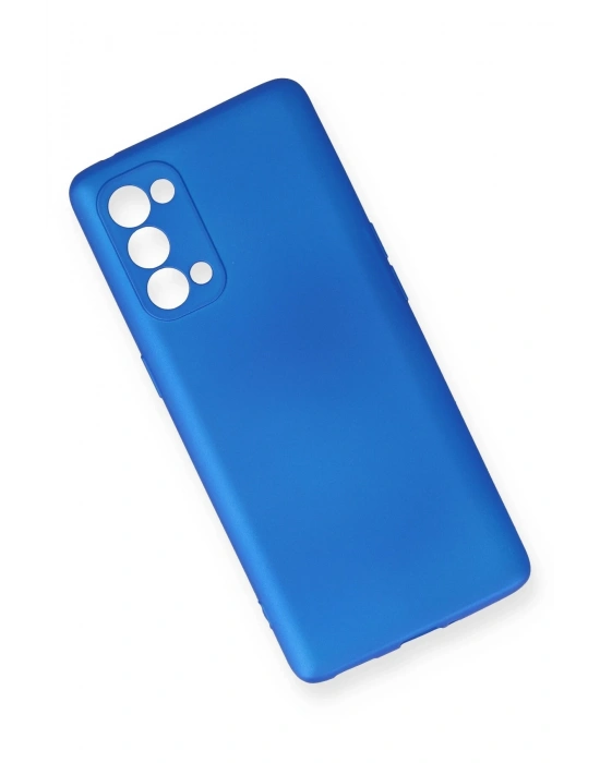 Newface Oppo Reno 5 Pro Kılıf First Silikon - Mavi