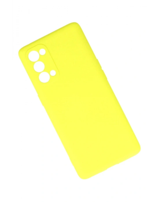 Newface Oppo Reno 5 Pro Kılıf First Silikon - Sarı