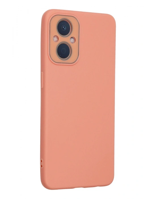 Newface Oppo Reno 7 Lİte Kılıf Lansman Glass Kapak - Pembe