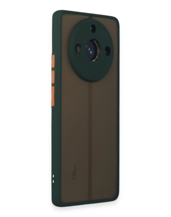 Newface Realme 11 Pro Kılıf Montreal Silikon Kapak - Yeşil