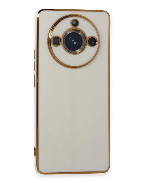 Newface Realme 11 Pro Kılıf Volet Silikon - Beyaz