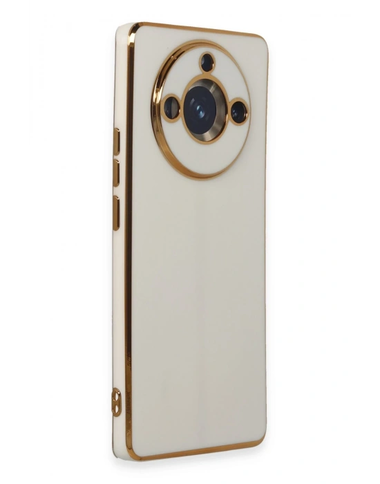 Newface Realme 11 Pro Kılıf Volet Silikon - Beyaz