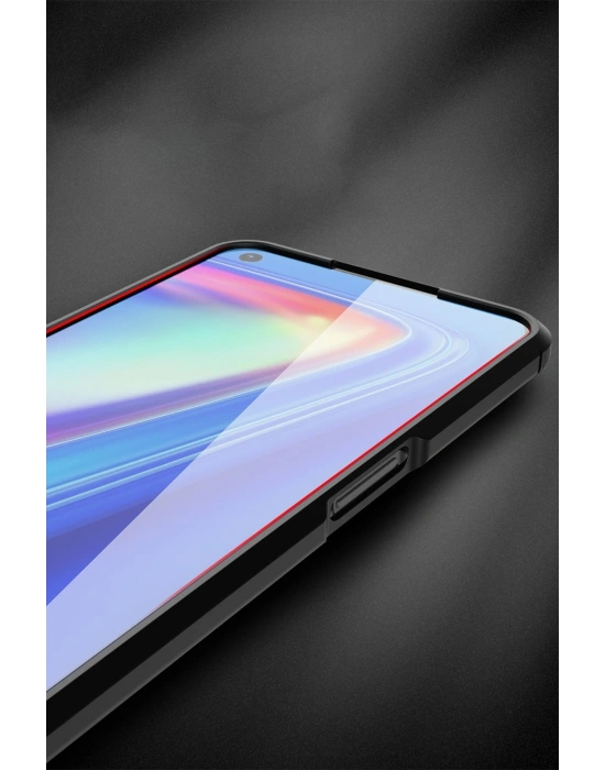 Newface Realme 7 Kılıf Auto Focus Kapak - Lacivert