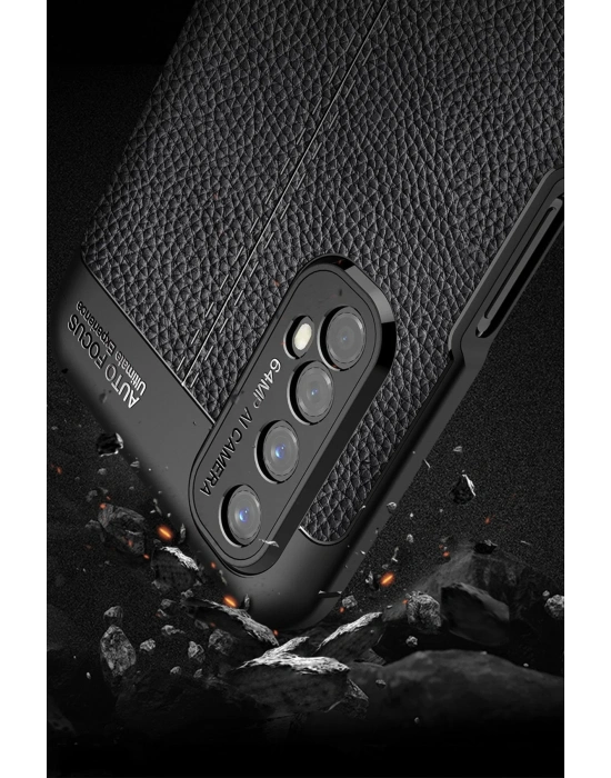 Newface Realme 7 Kılıf Auto Focus Kapak - Siyah