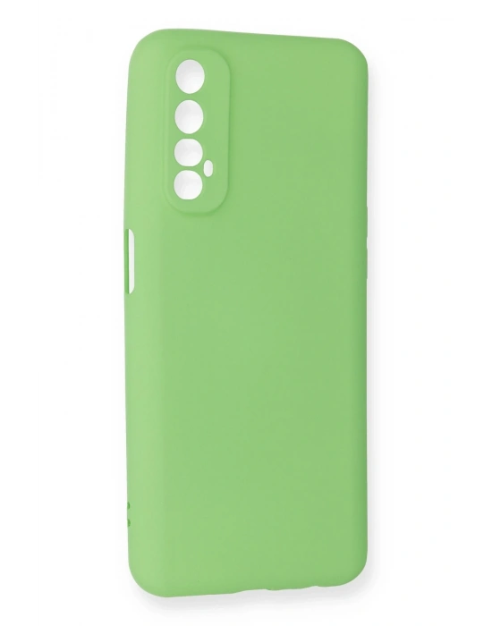 Newface Realme 7 Kılıf First Silikon - Yeşil