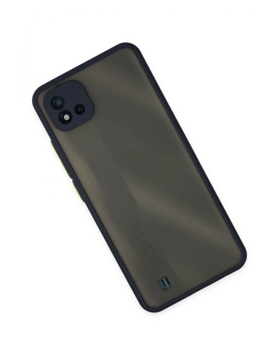 Newface Realme C11 2021 Kılıf Montreal Silikon Kapak - Lacivert