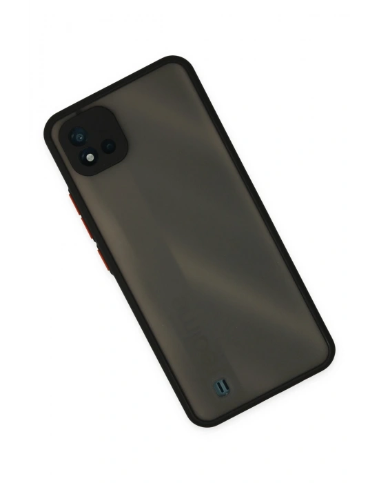 Newface Realme C11 2021 Kılıf Montreal Silikon Kapak - Siyah