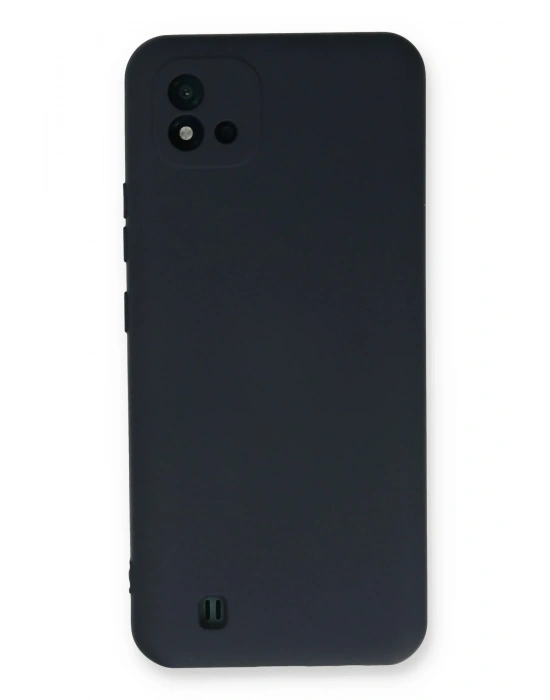 Newface Realme C11 2021 Kılıf Nano içi Kadife Silikon - Lacivert