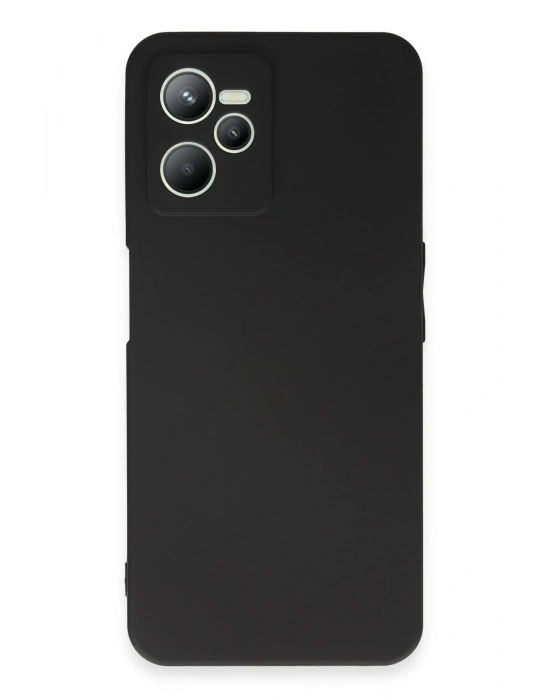 Newface Realme C35 Kılıf First Silikon - Siyah