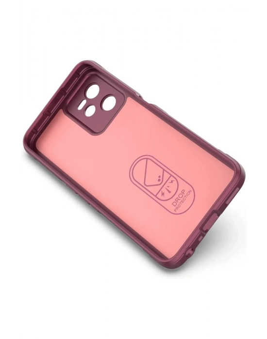 Newface Realme C35 Kılıf Optimum Silikon - Bordo