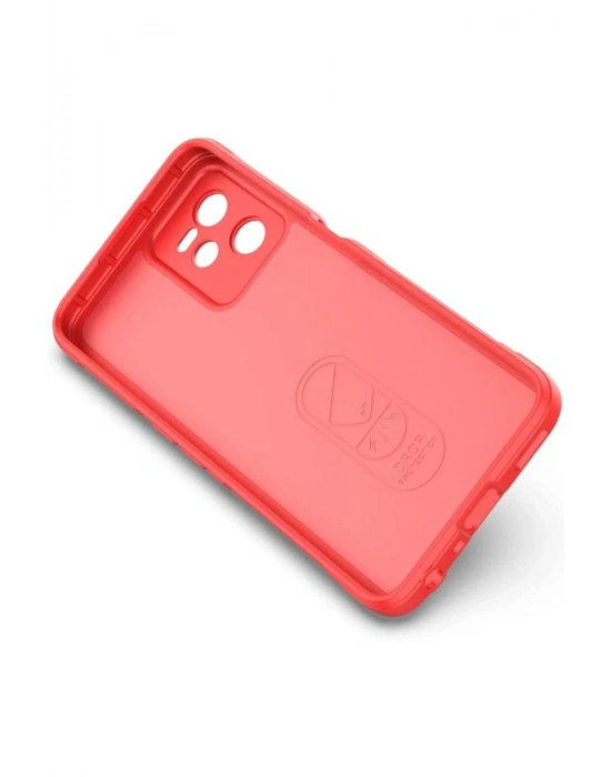 Newface Realme C35 Kılıf Optimum Silikon - Kırmızı