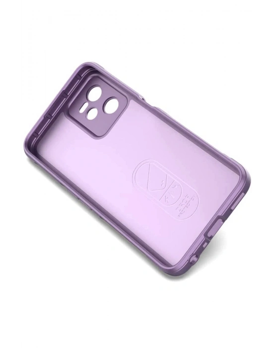 Newface Realme C35 Kılıf Optimum Silikon - Mor