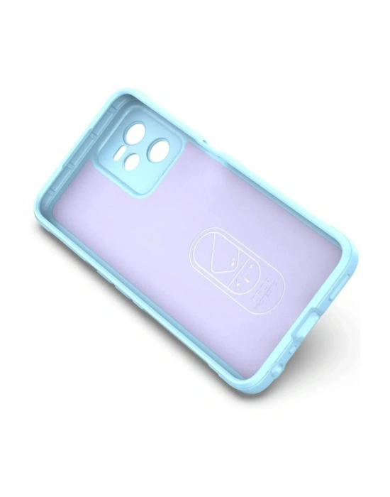 Newface Realme C35 Kılıf Optimum Silikon - Sky Blue