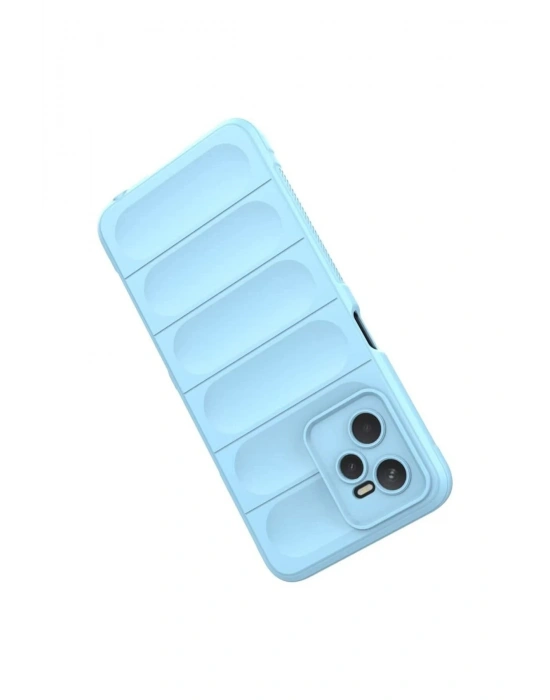 Newface Realme C35 Kılıf Optimum Silikon - Sky Blue