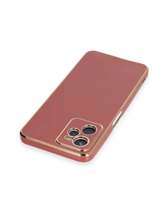 Newface Realme C35 Kılıf Volet Silikon - Kırmızı