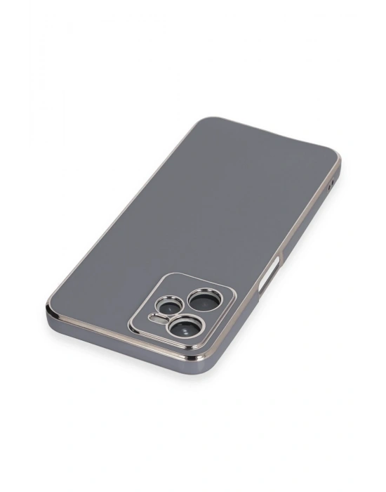 Newface Realme C35 Kılıf Volet Silikon - Mavi