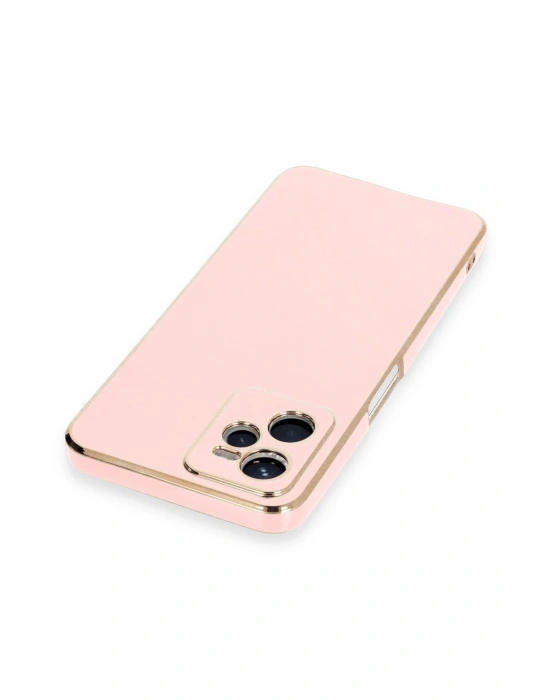 Newface Realme C35 Kılıf Volet Silikon - Pembe