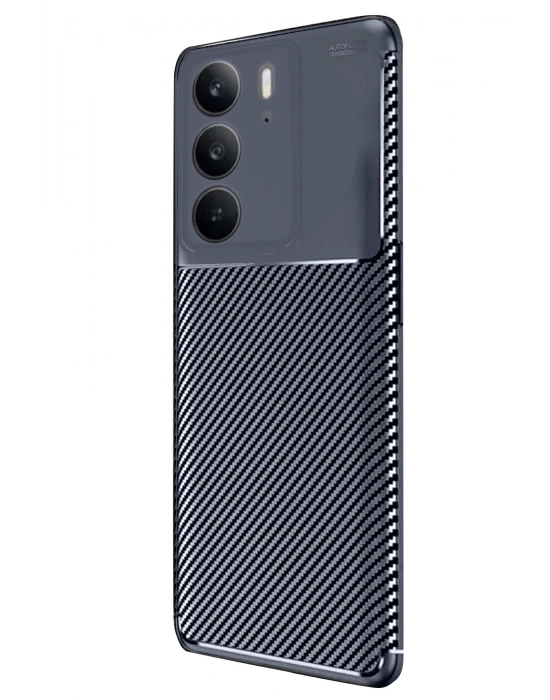 Newface Realme C75 4G Auto Focus Karbon Kapak - Lacivert