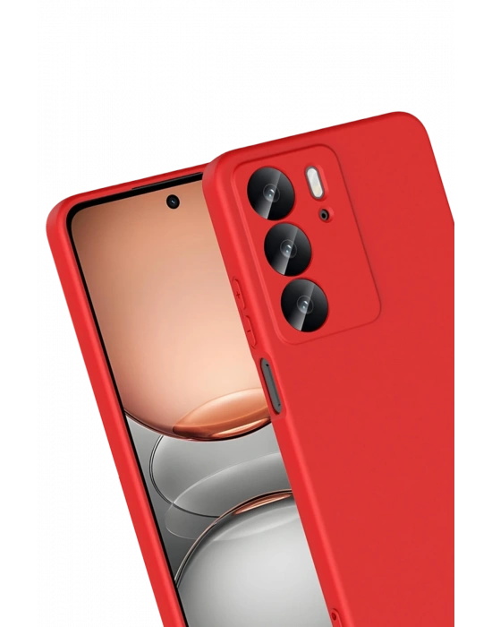 Newface Realme C75 4G First Silikon - Kırmızı