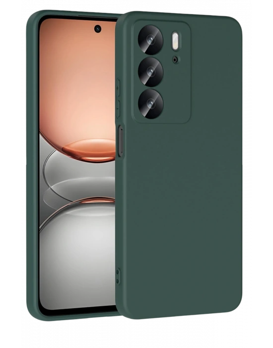 Newface Realme C75 4G First Silikon - Koyu Yeşil