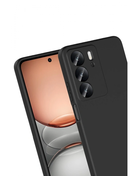 Newface Realme C75 4G First Silikon - Siyah