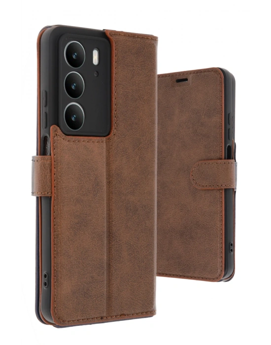 Newface Realme C75 4G Trend S Plus Kapaklı Kılıf - Taba