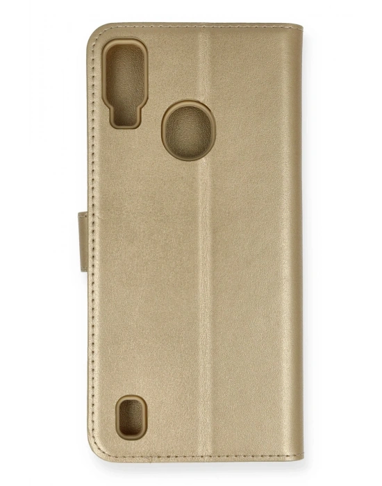 Newface Reeder P13 Blue Kılıf Trend S Plus Kapaklı Kılıf - Gold