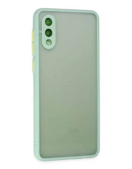 Newface Samsung Galaxy A02 Kılıf Montreal Silikon Kapak - Turkuaz