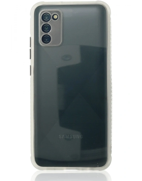 Newface Samsung Galaxy A02S Kılıf Miami Şeffaf Silikon - Şeffaf