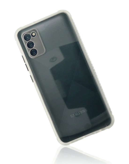 Newface Samsung Galaxy A02S Kılıf Miami Şeffaf Silikon - Şeffaf