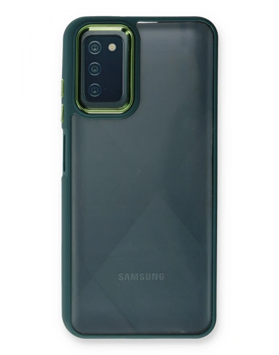 Newface Samsung Galaxy A03S Kılıf Dora Kapak - Haki Yeşil